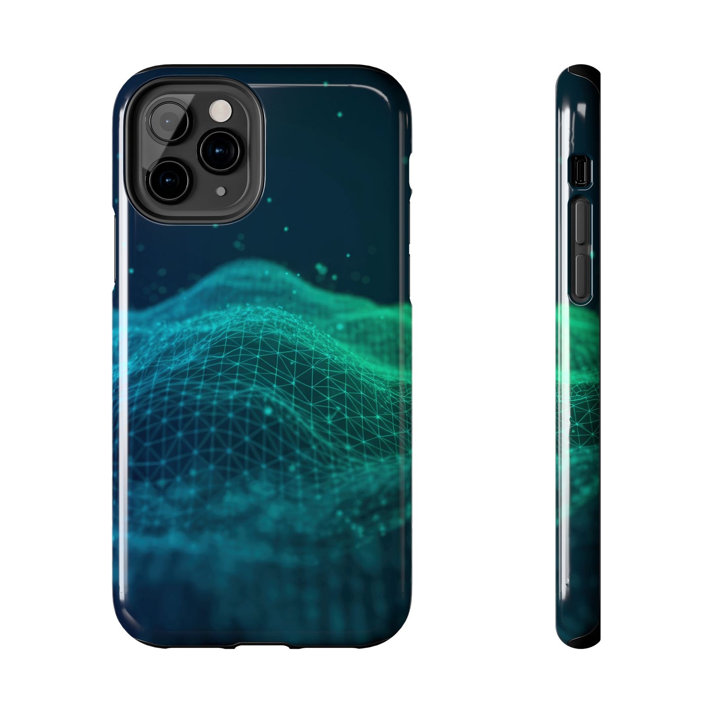 Coque de téléphone – Motif vague numérique