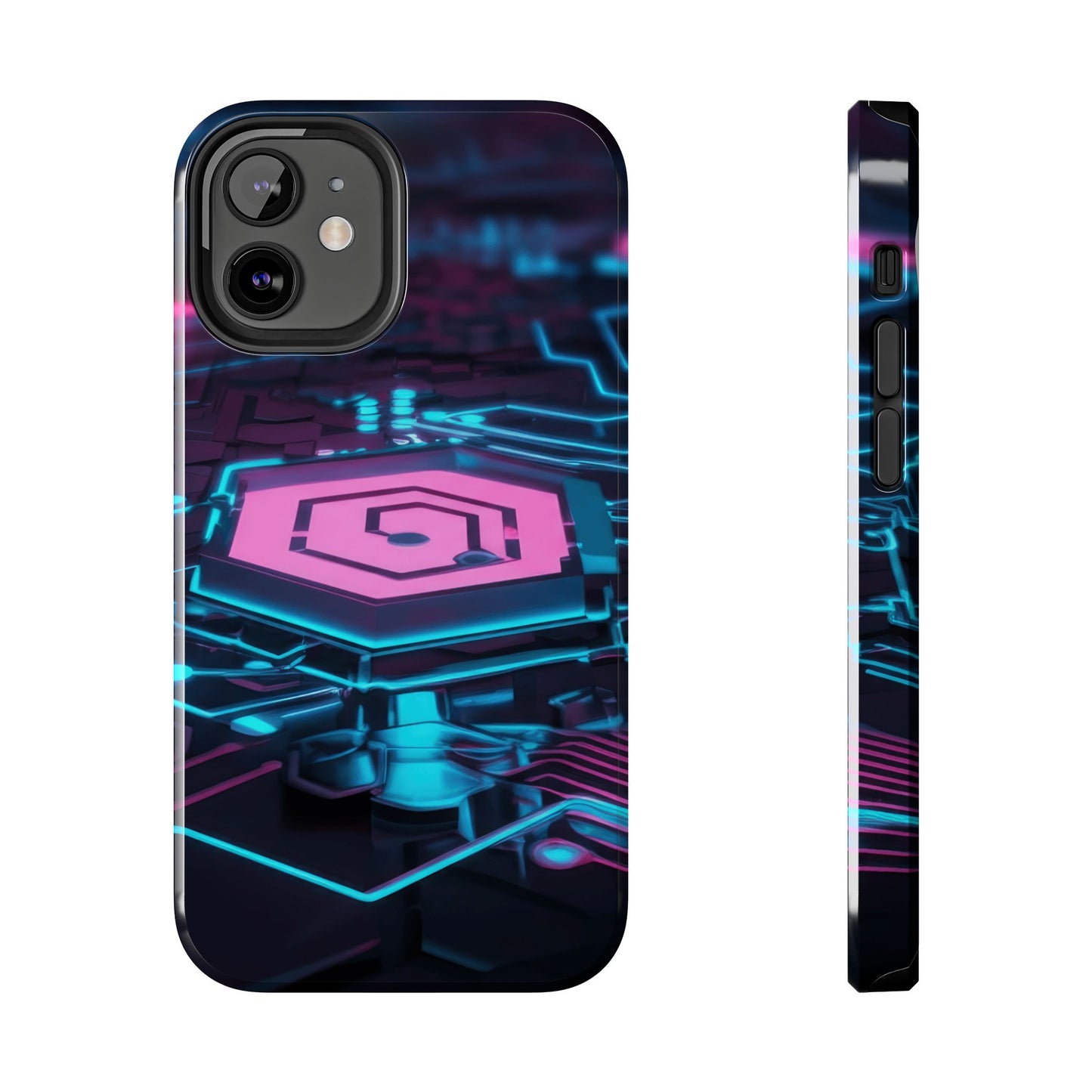 Coque Antichoc avec Motif de Processeur
