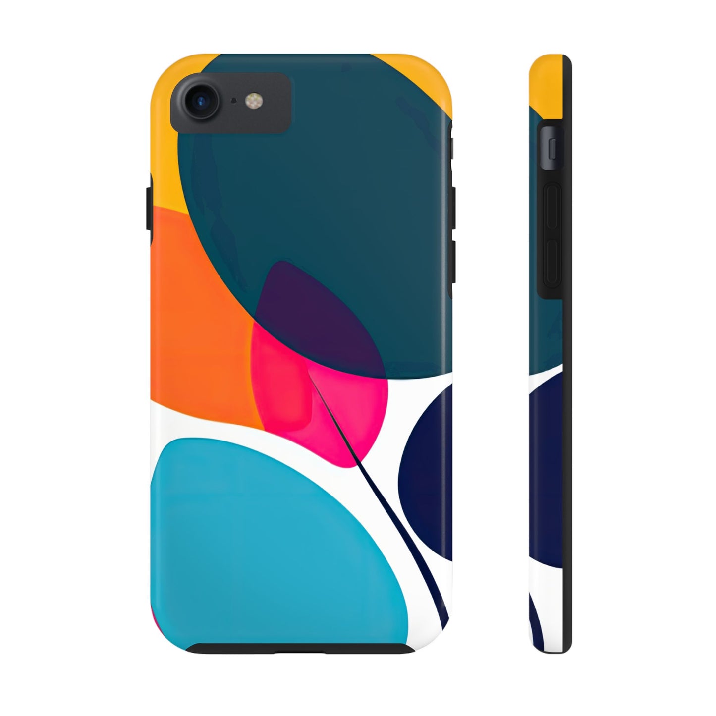 Coques de téléphone - Motif feuilles colorées
