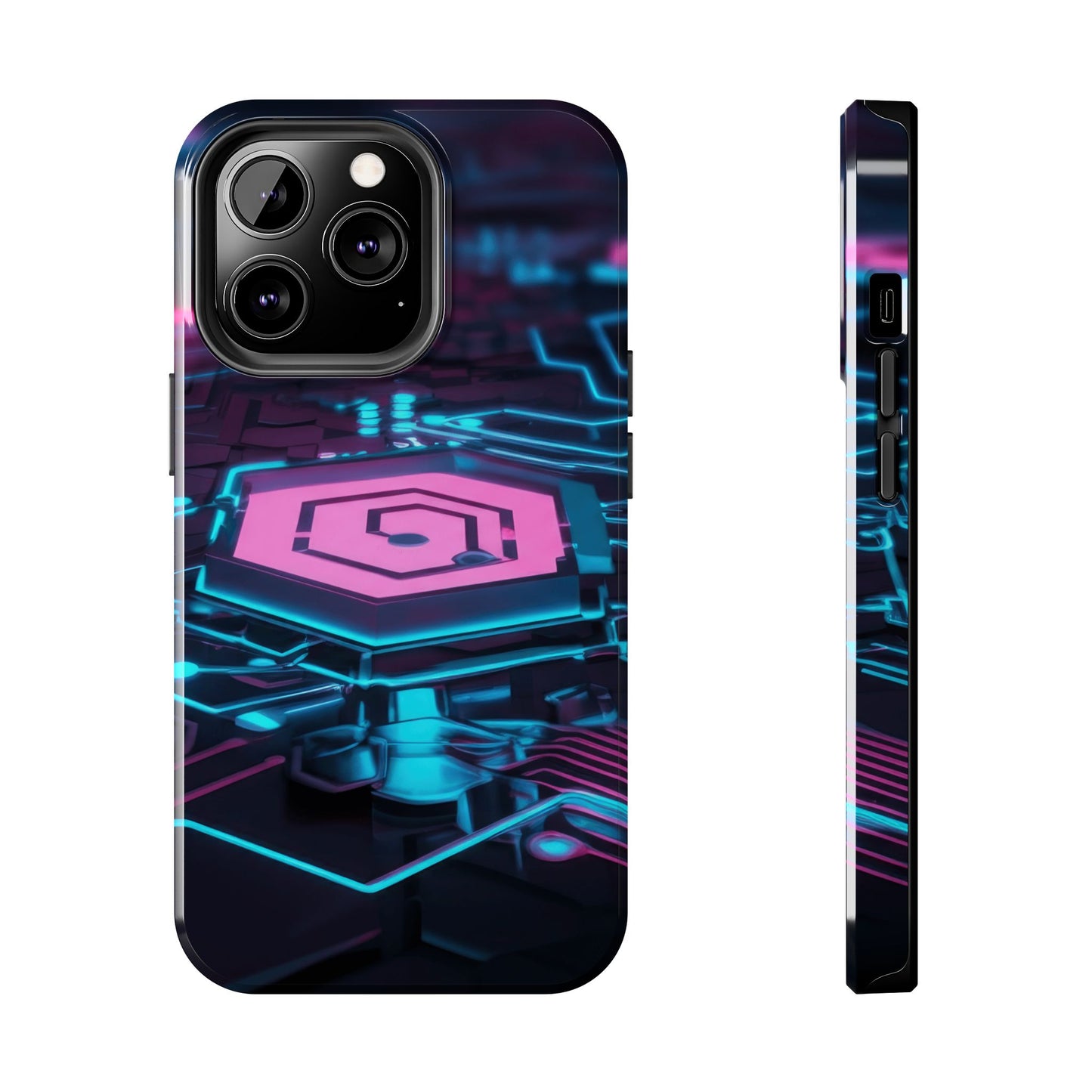 Coque Antichoc avec Motif de Processeur