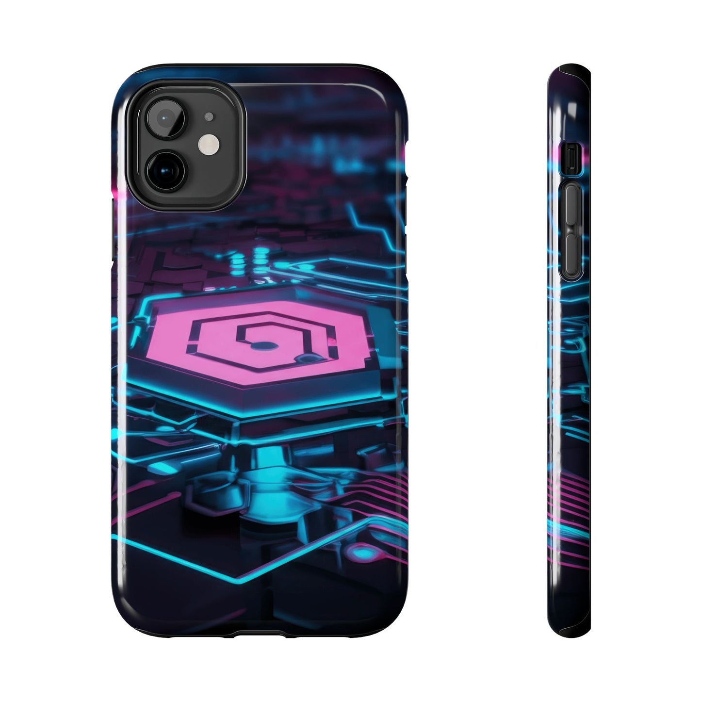 Coque Antichoc avec Motif de Processeur