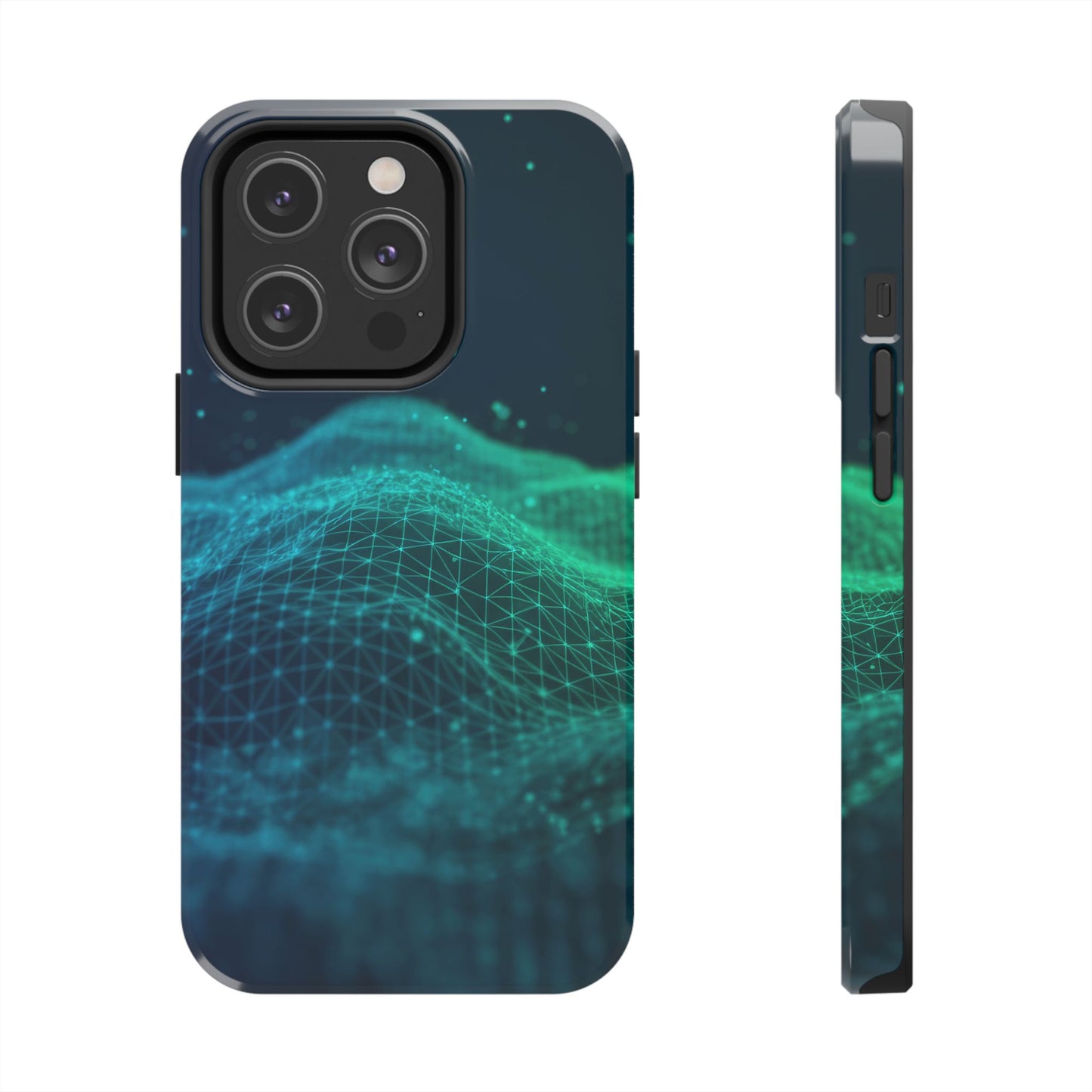 Coque de téléphone – Motif vague numérique