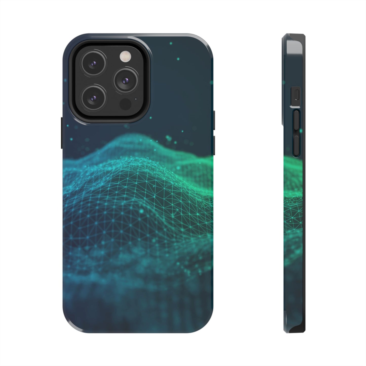 Coque de téléphone – Motif vague numérique