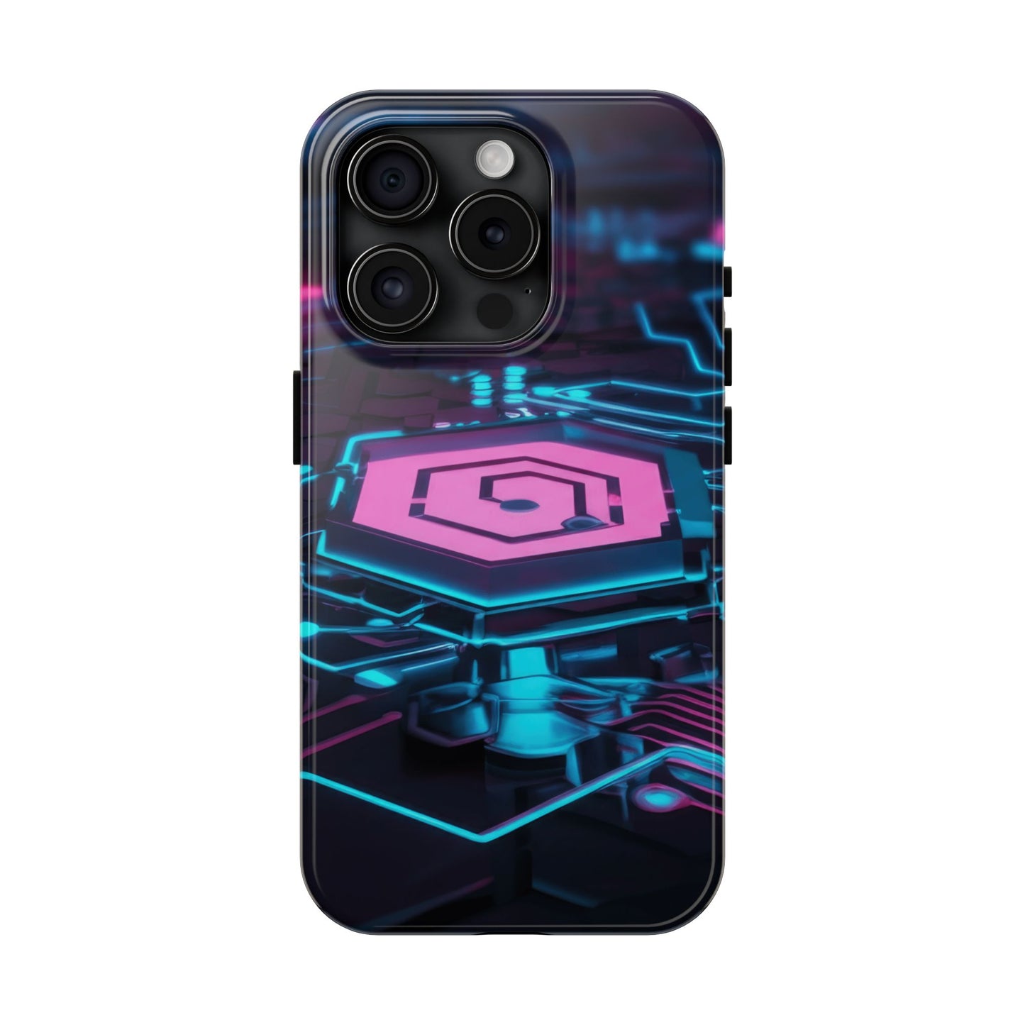 Coque Antichoc avec Motif de Processeur