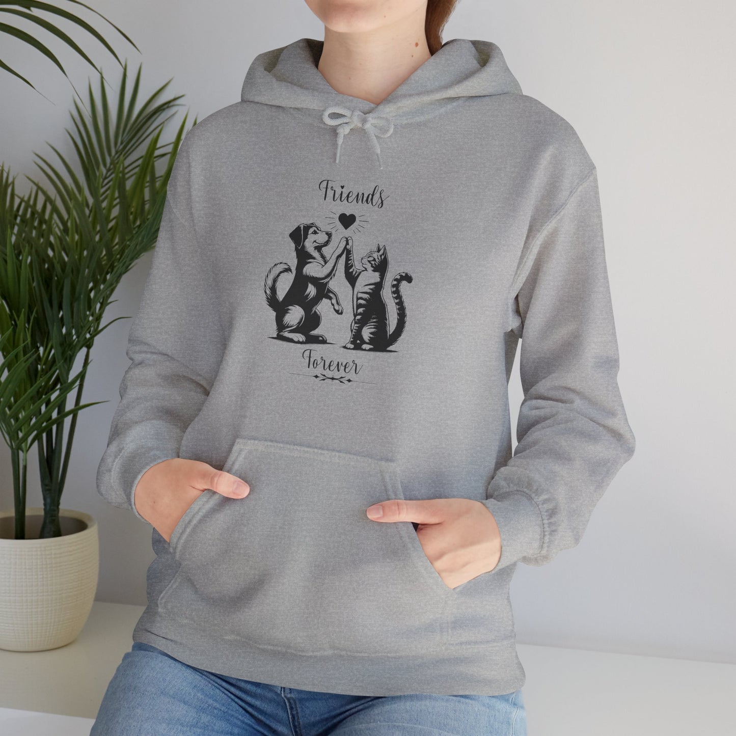 Sweat à capuche Ami pour toujours
