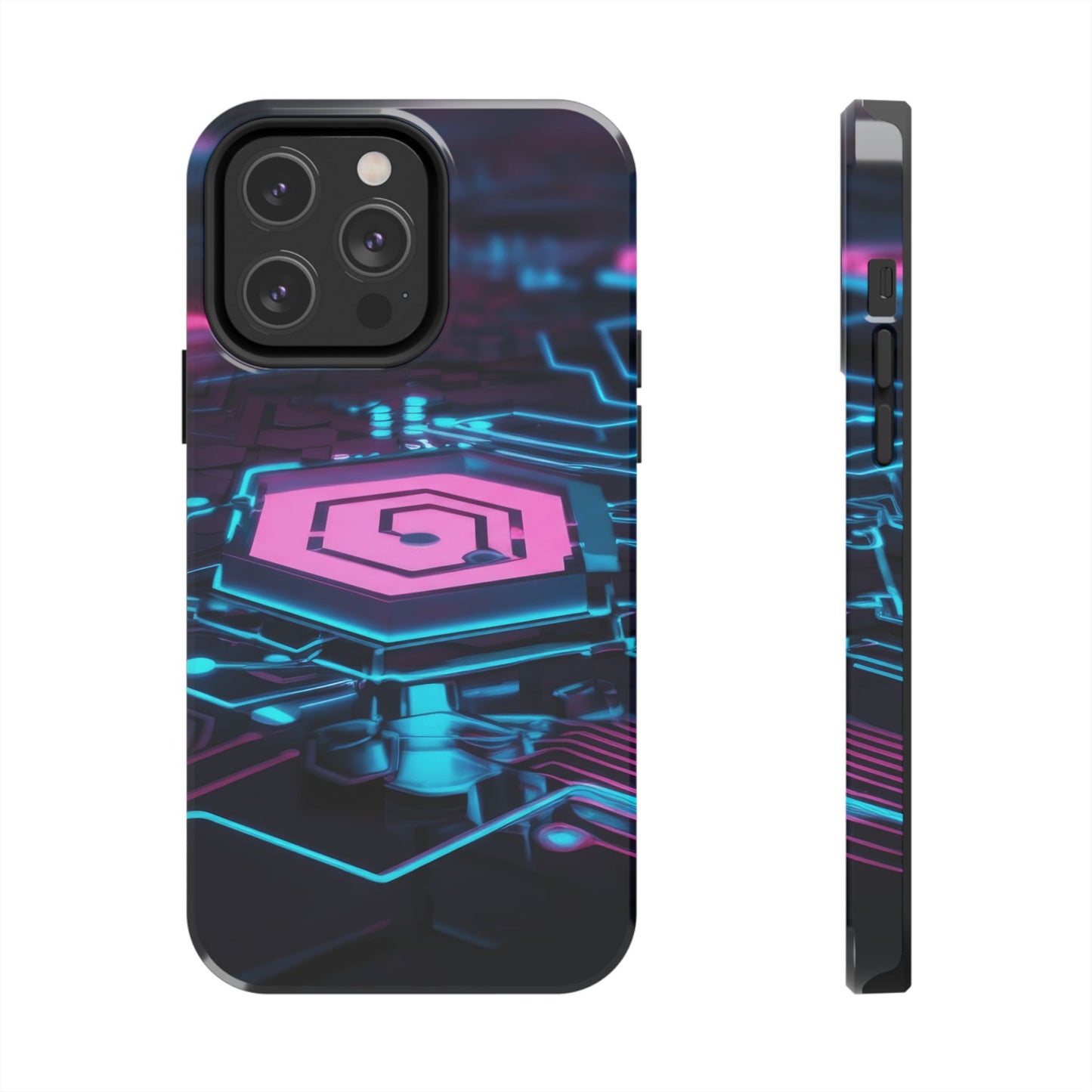 Coque Antichoc avec Motif de Processeur