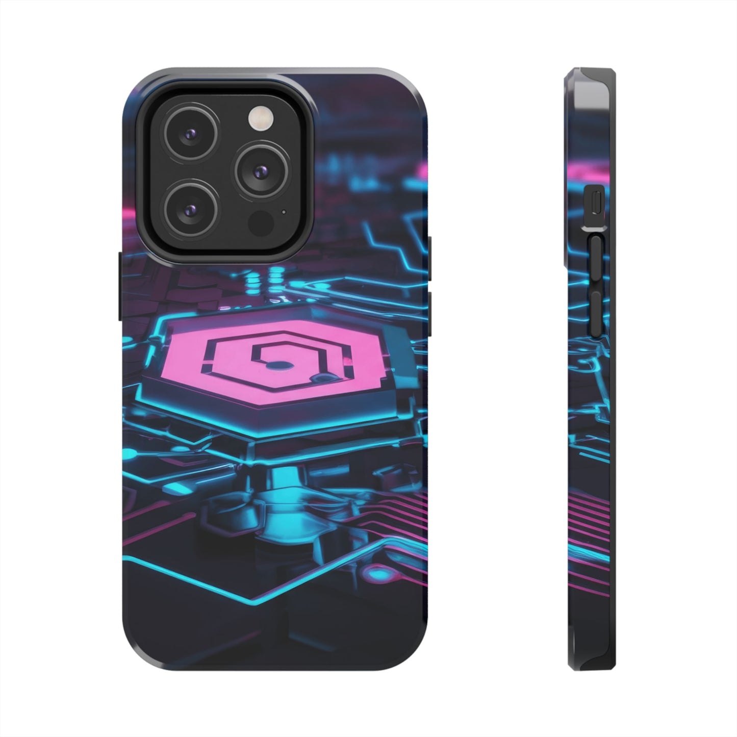 Coque Antichoc avec Motif de Processeur