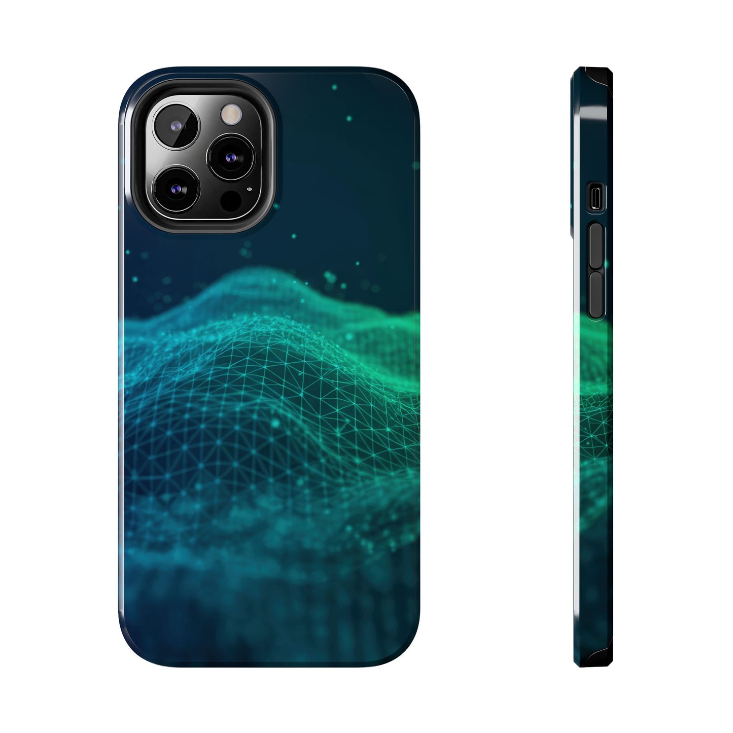 Coque de téléphone – Motif vague numérique