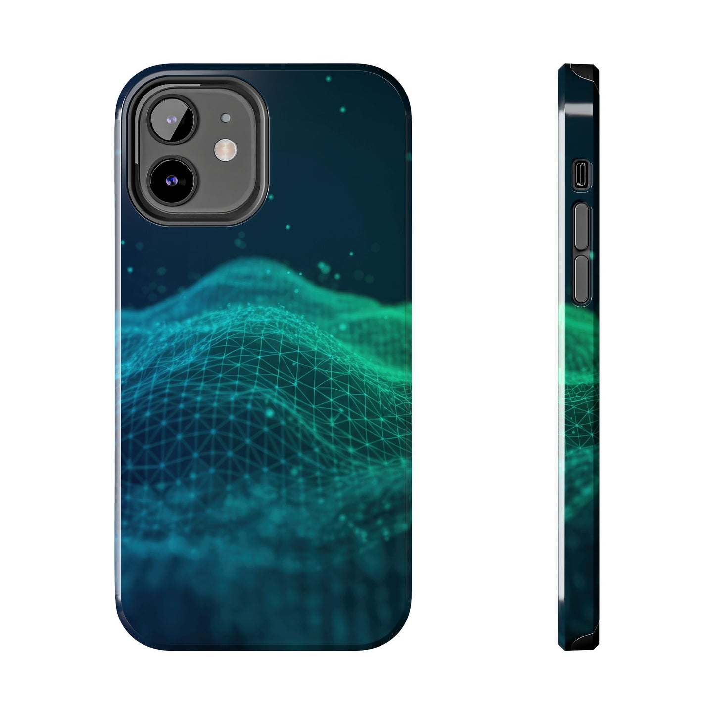 Coque de téléphone – Motif vague numérique