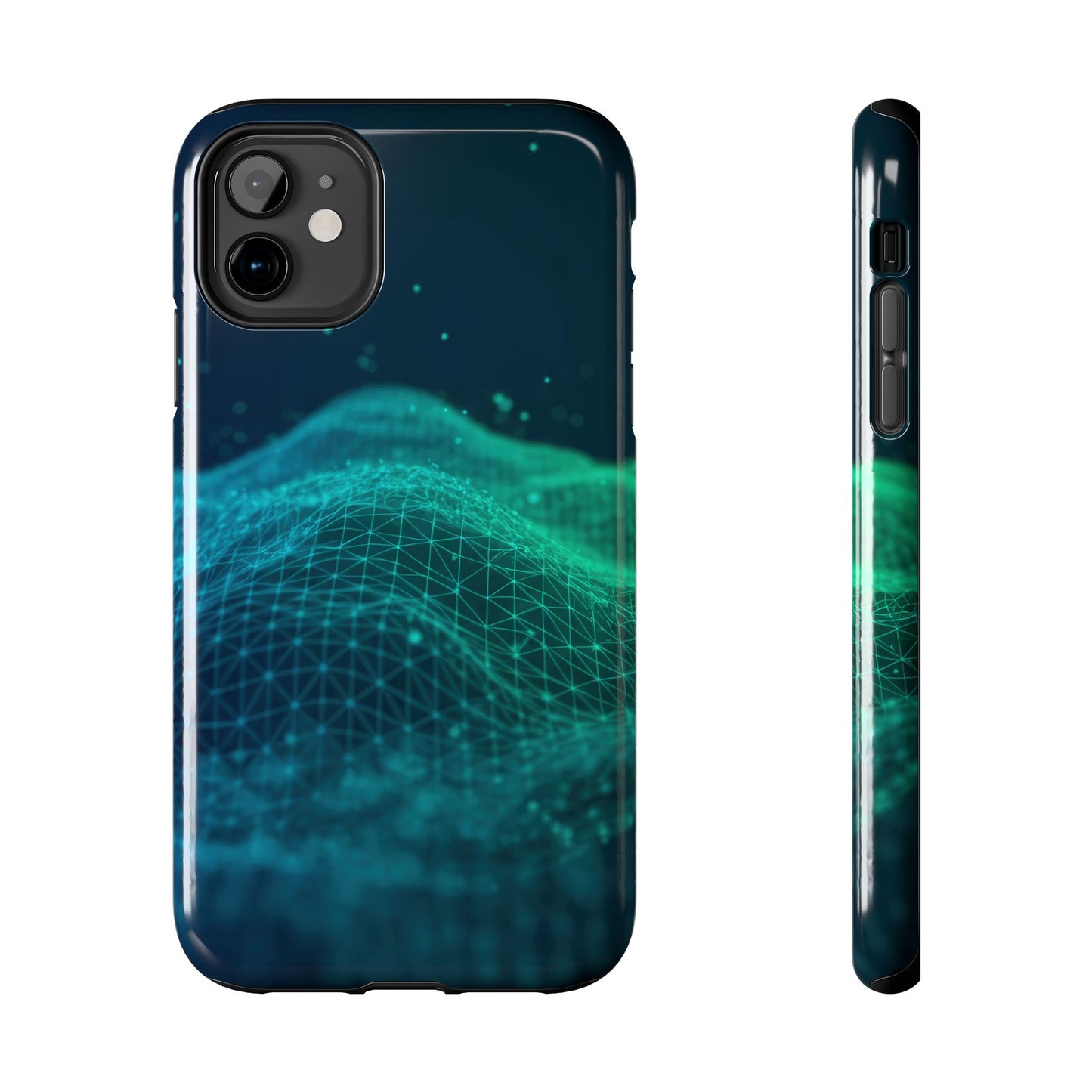 Coque de téléphone – Motif vague numérique