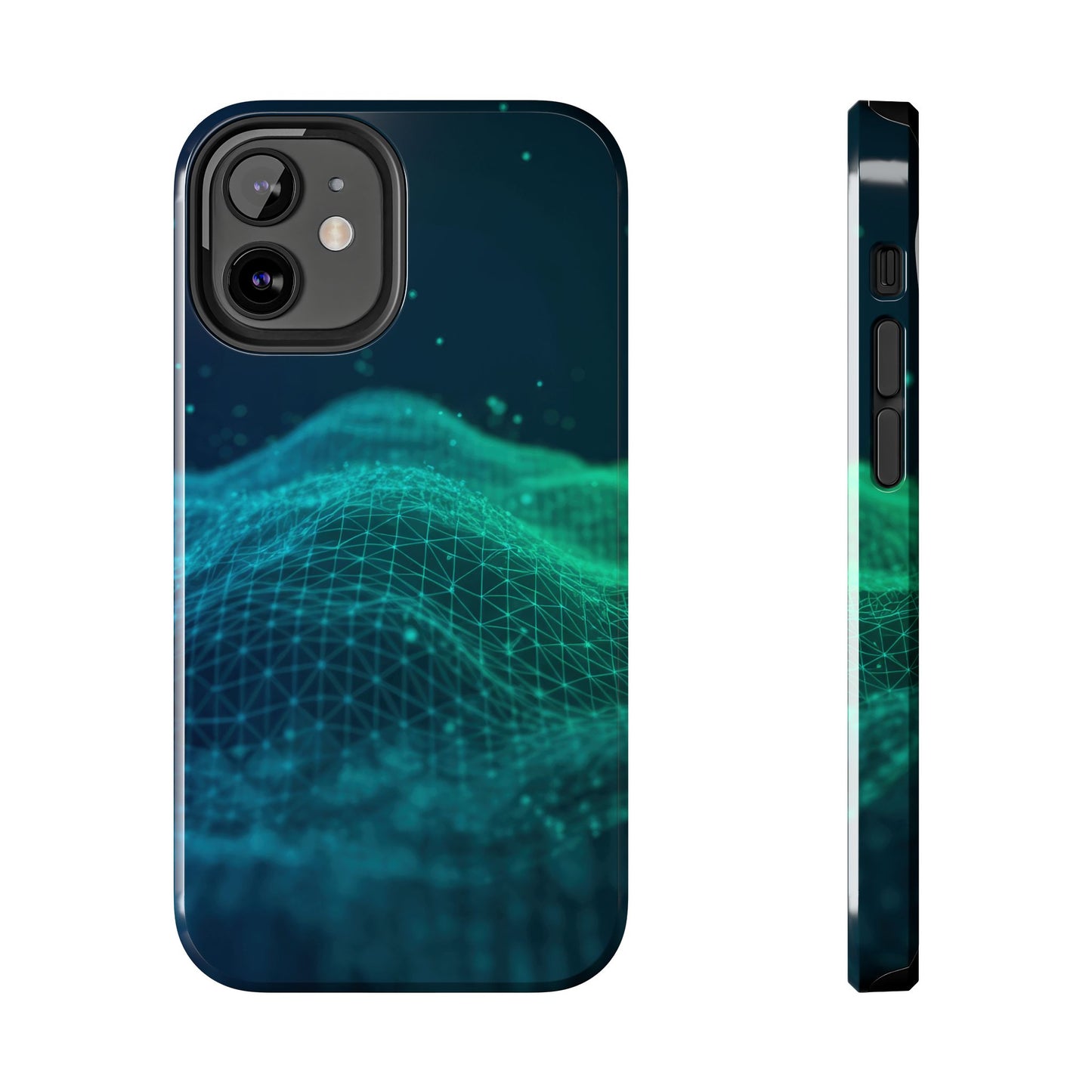 Coque de téléphone – Motif vague numérique