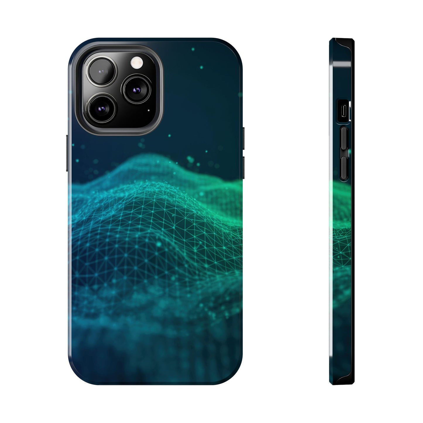Coque de téléphone – Motif vague numérique
