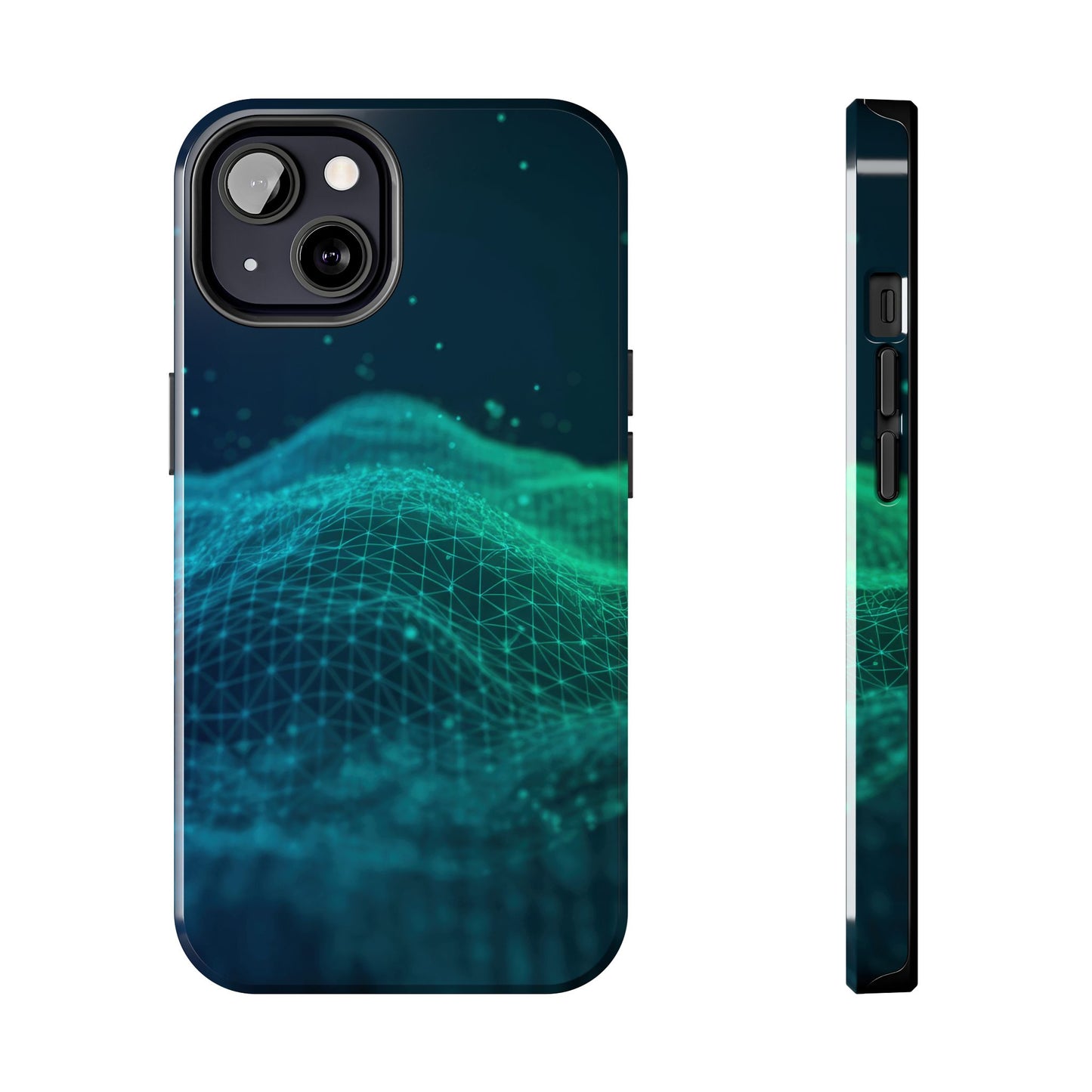 Coque de téléphone – Motif vague numérique