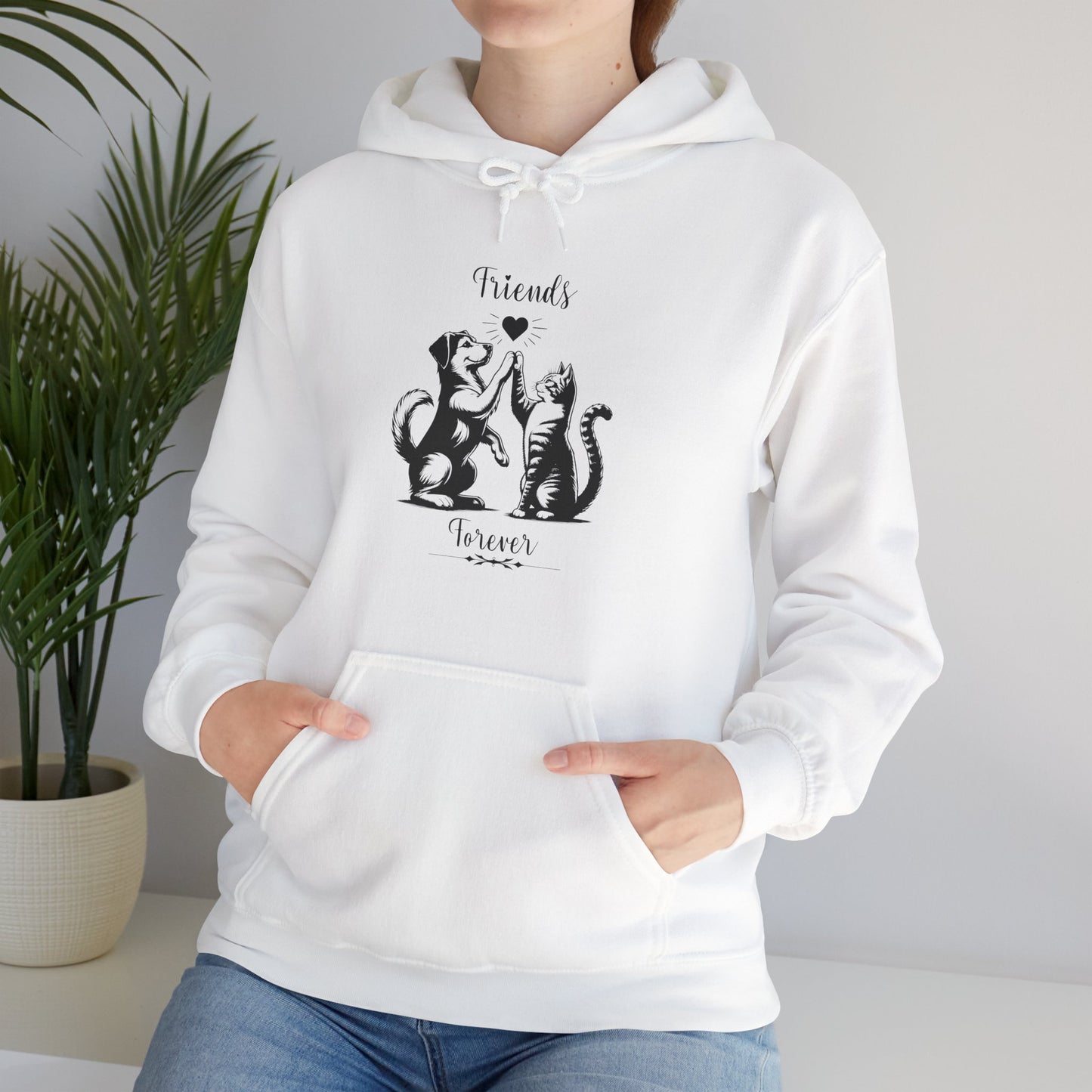Sweat à capuche Ami pour toujours