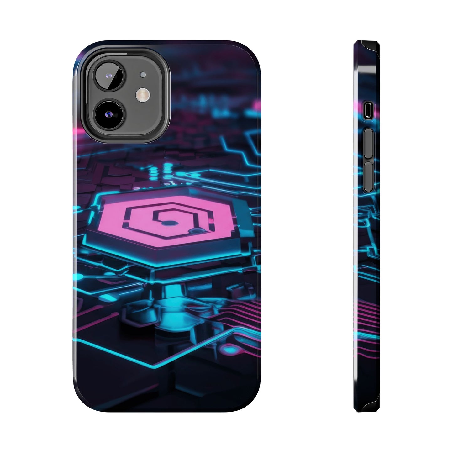 Coque Antichoc avec Motif de Processeur