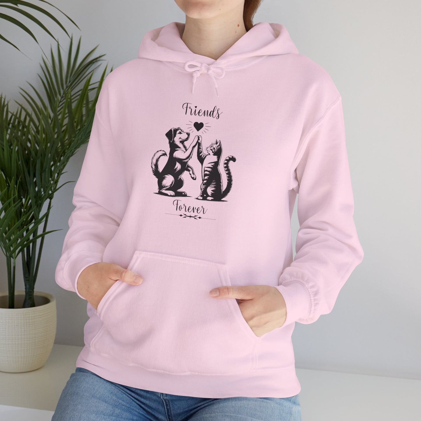 Sweat à capuche Ami pour toujours