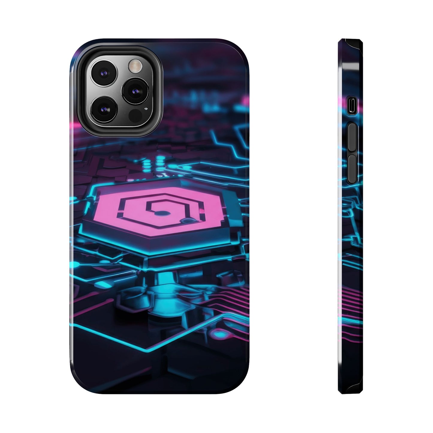 Coque Antichoc avec Motif de Processeur