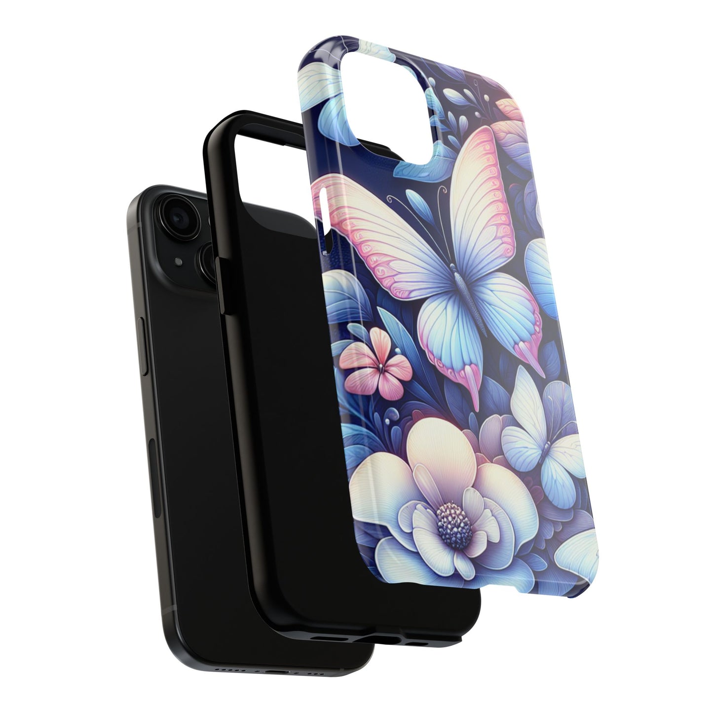 Coque de téléphone - Papillon bleu