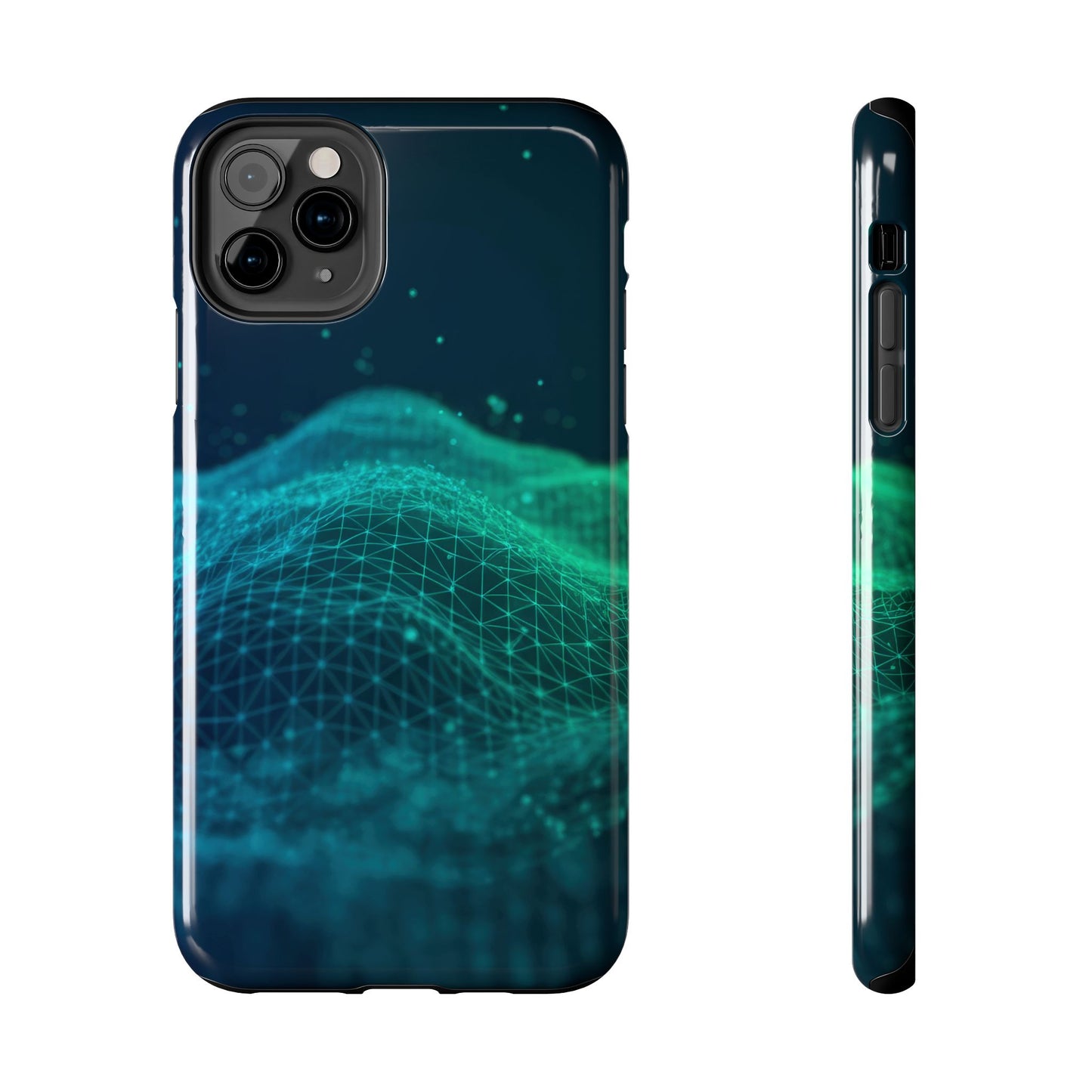 Coque de téléphone – Motif vague numérique