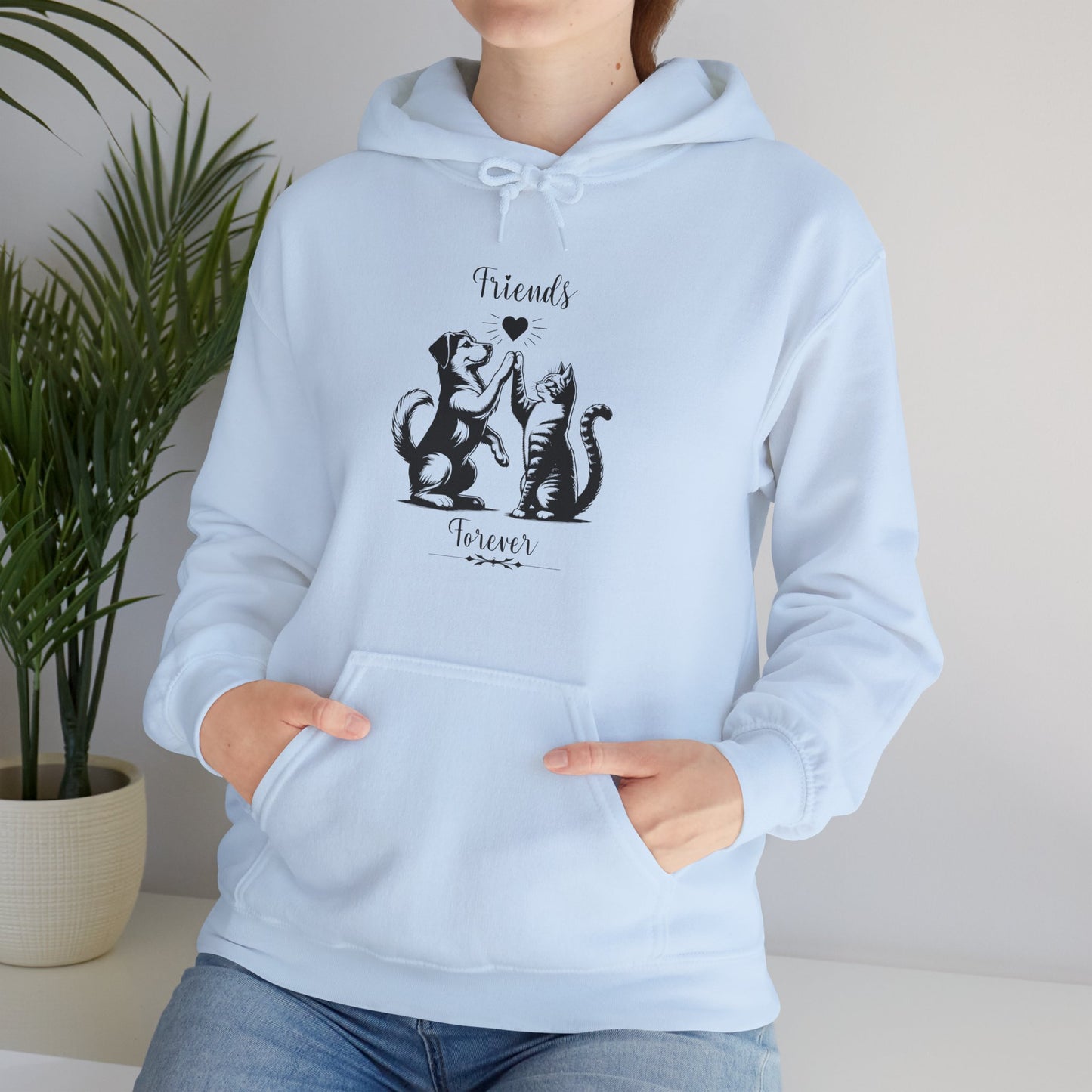 Sweat à capuche Ami pour toujours