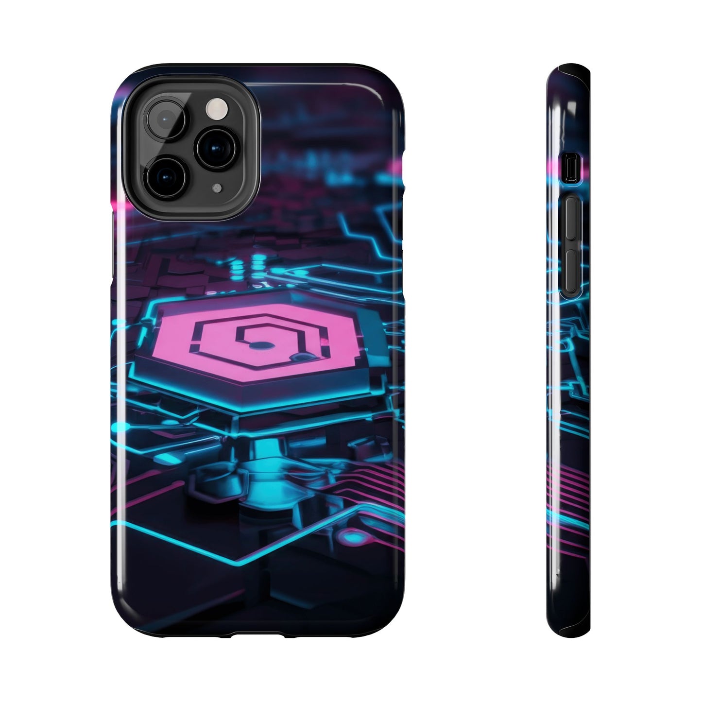 Coque Antichoc avec Motif de Processeur