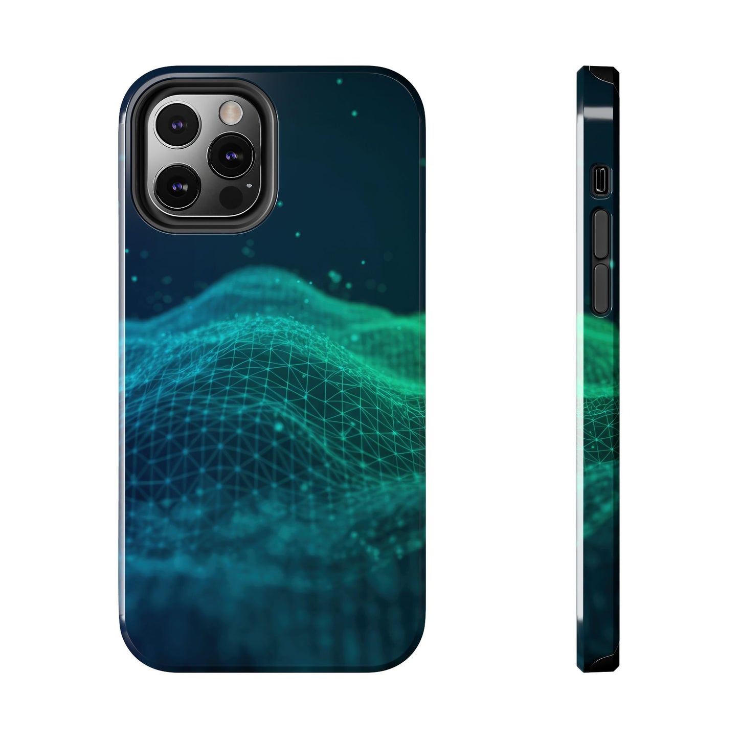 Coque de téléphone – Motif vague numérique