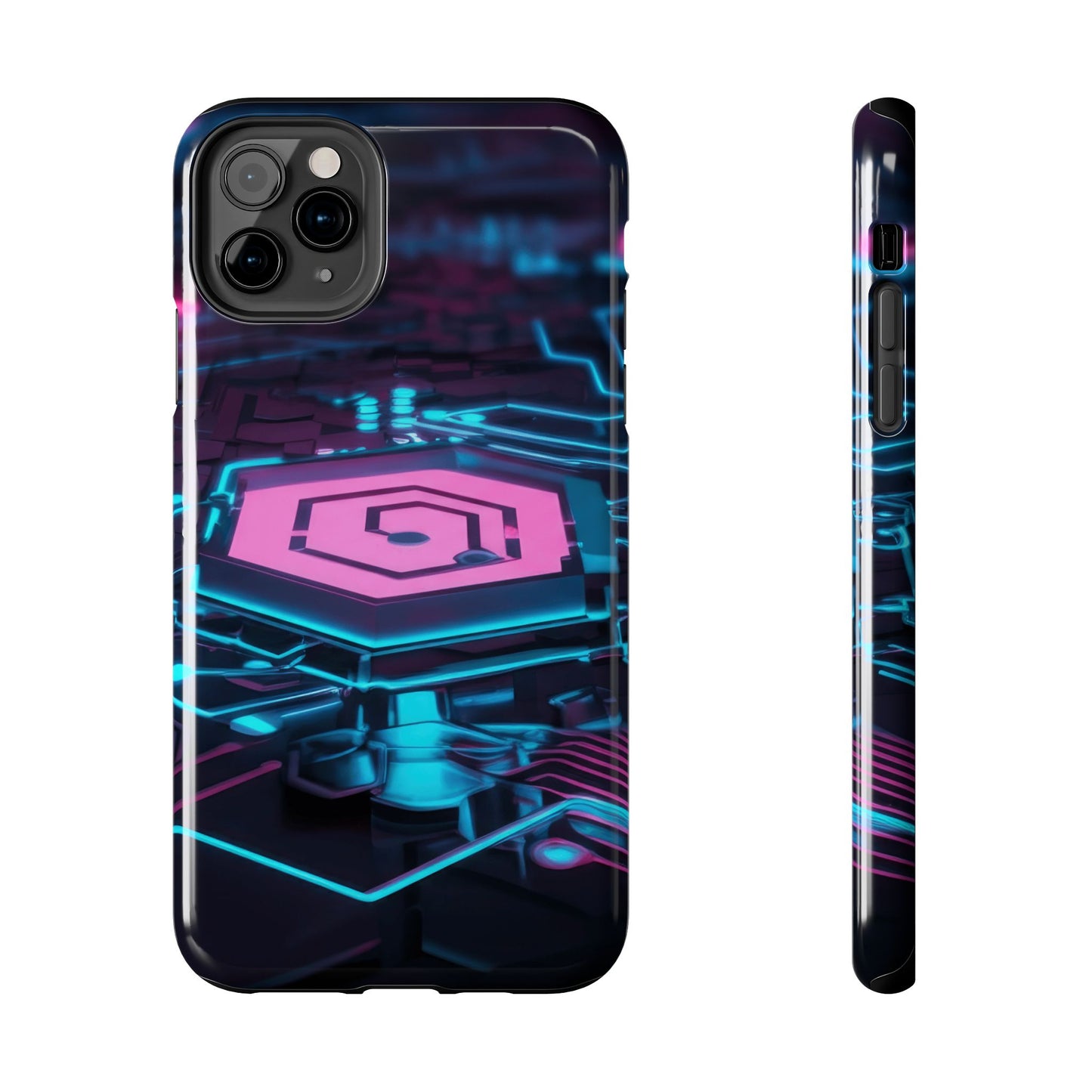 Coque Antichoc avec Motif de Processeur