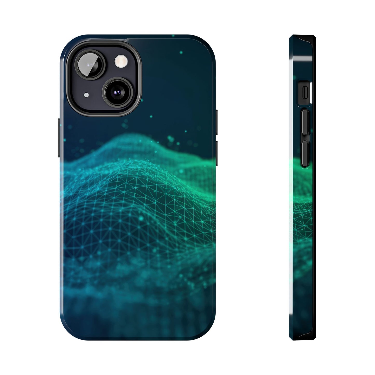 Coque de téléphone – Motif vague numérique