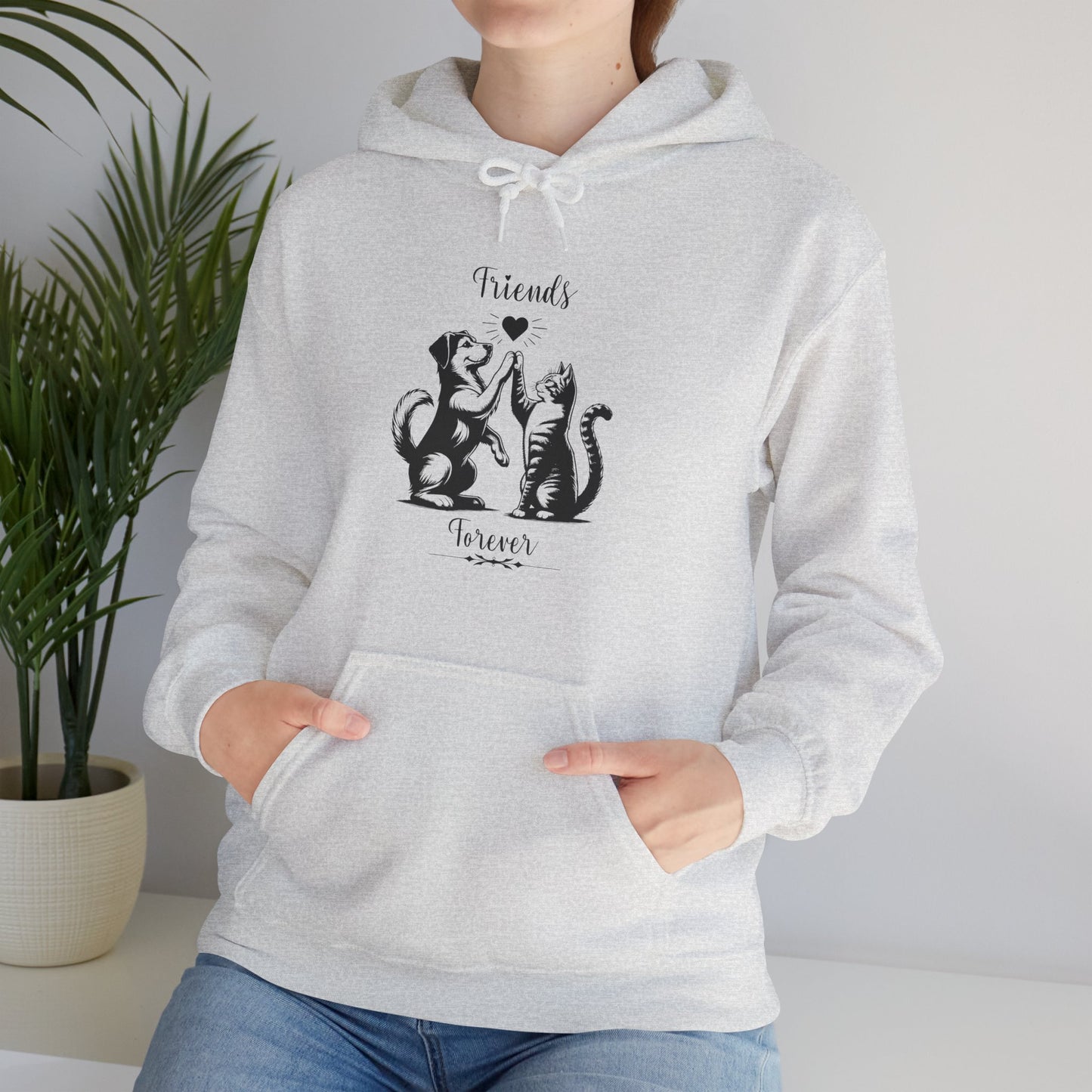 Sweat à capuche Ami pour toujours