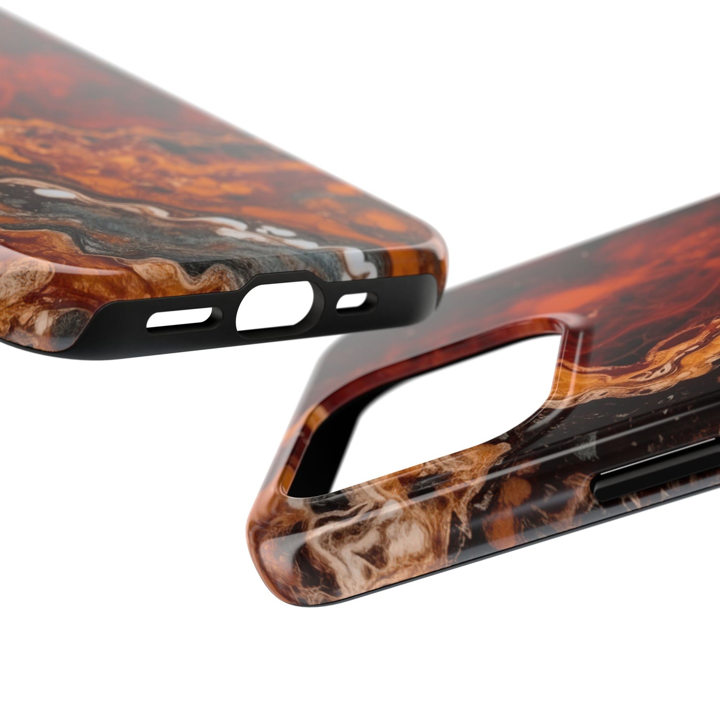 Coques de téléphone - Design couleur rouille