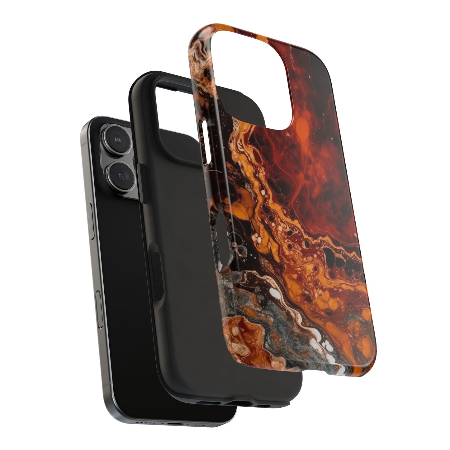 Coques de téléphone - Design couleur rouille
