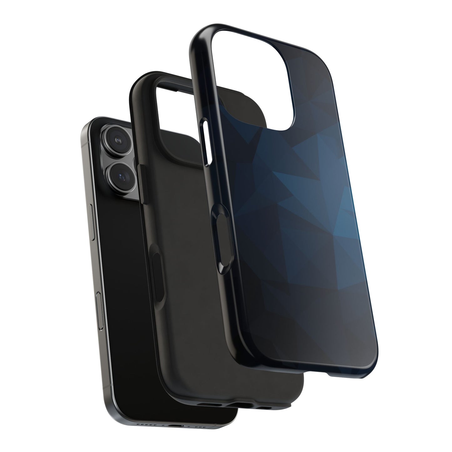 GeoNight Coque élégante bleu nuit