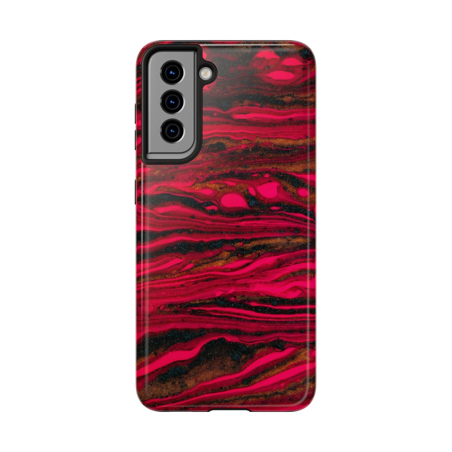 Phone cases, colorful red and gold