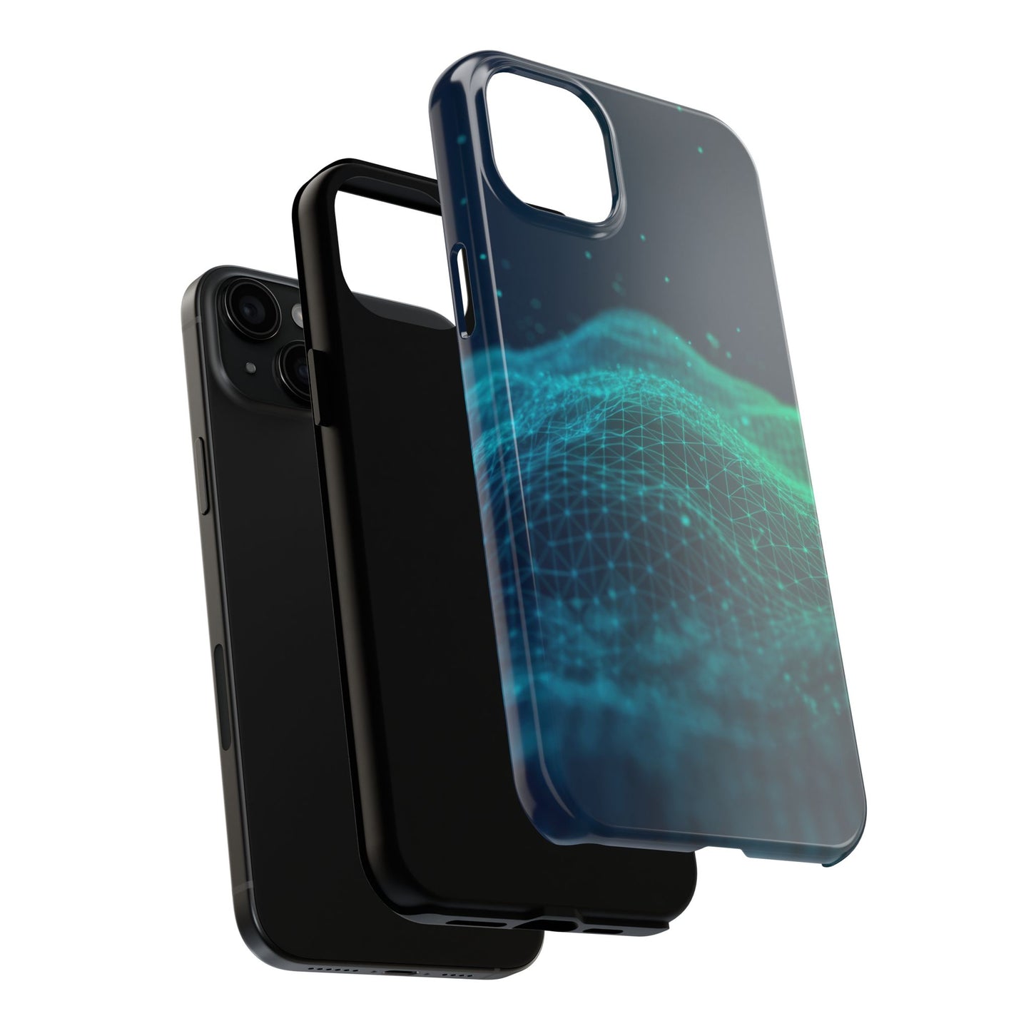 Coque de téléphone - Design vague numérique
