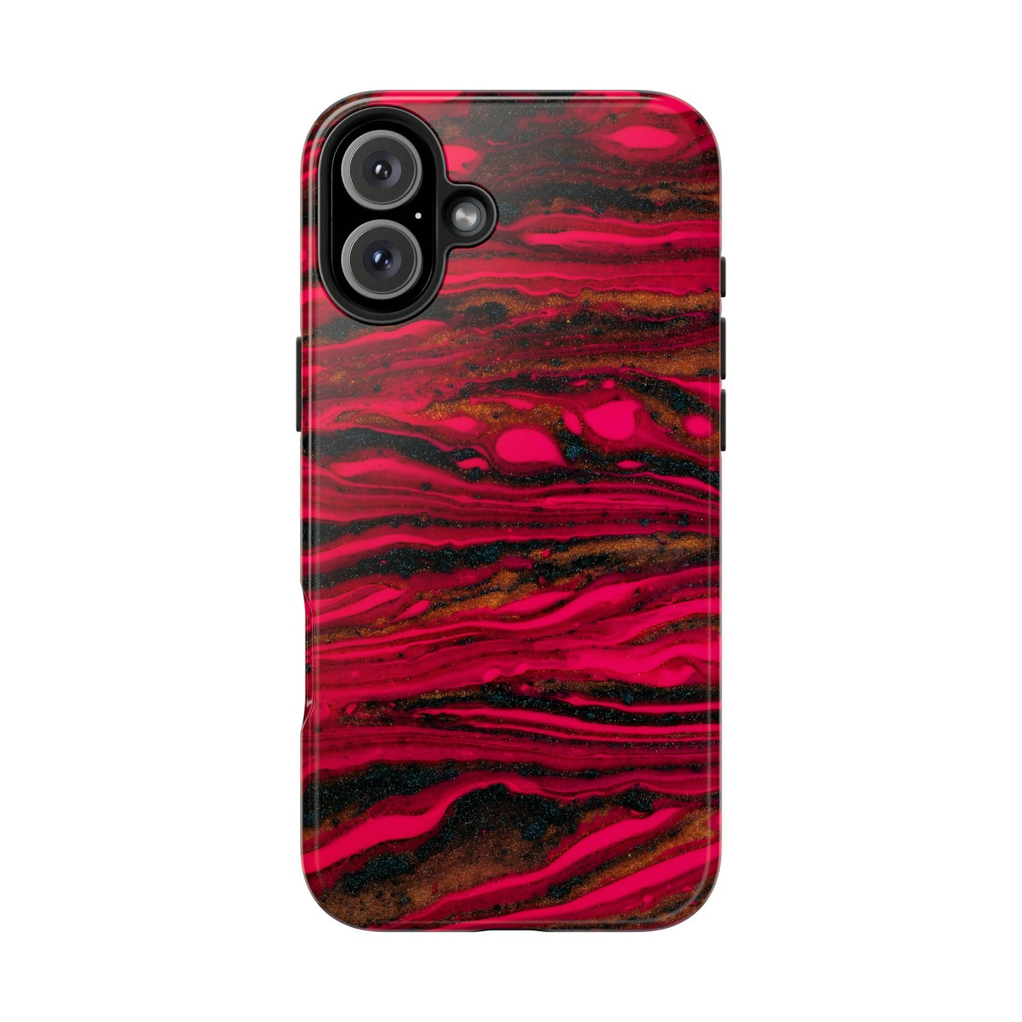 Phone cases, colorful red and gold