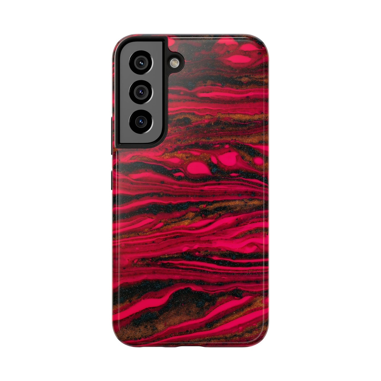 Phone cases, colorful red and gold