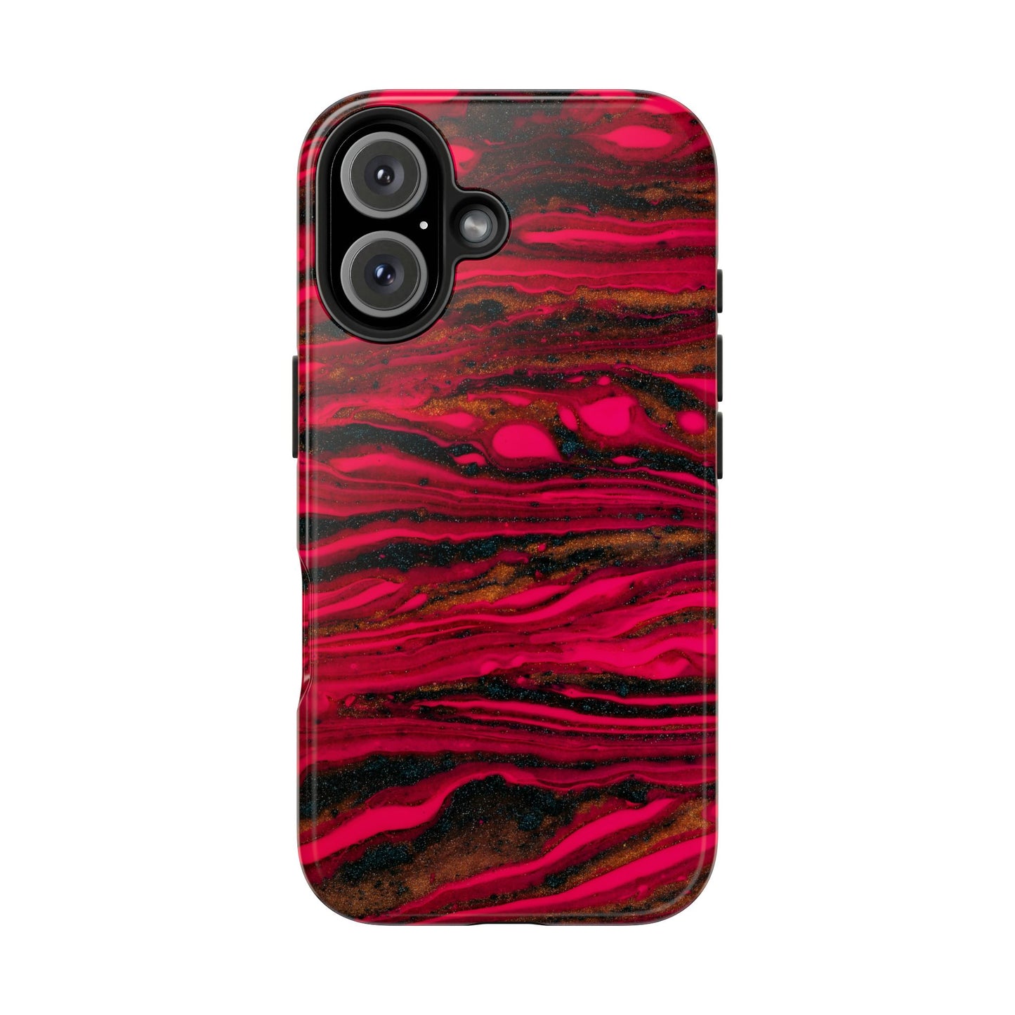 Phone cases, colorful red and gold