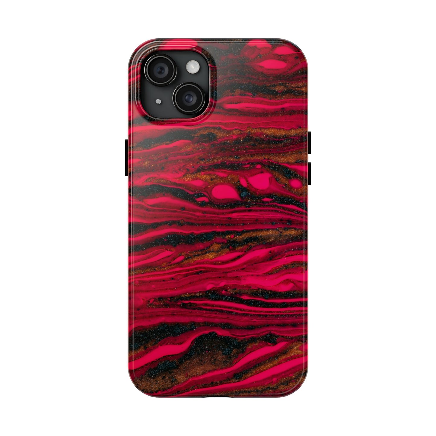 Phone cases, colorful red and gold