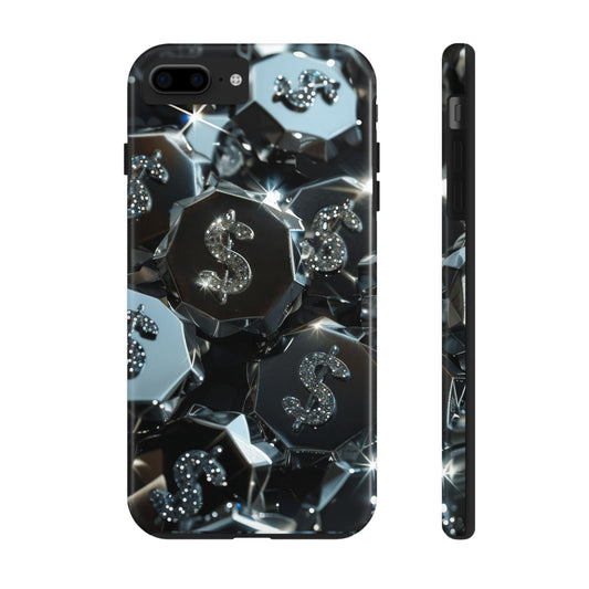 Durable Phone Case - Silver Pattern