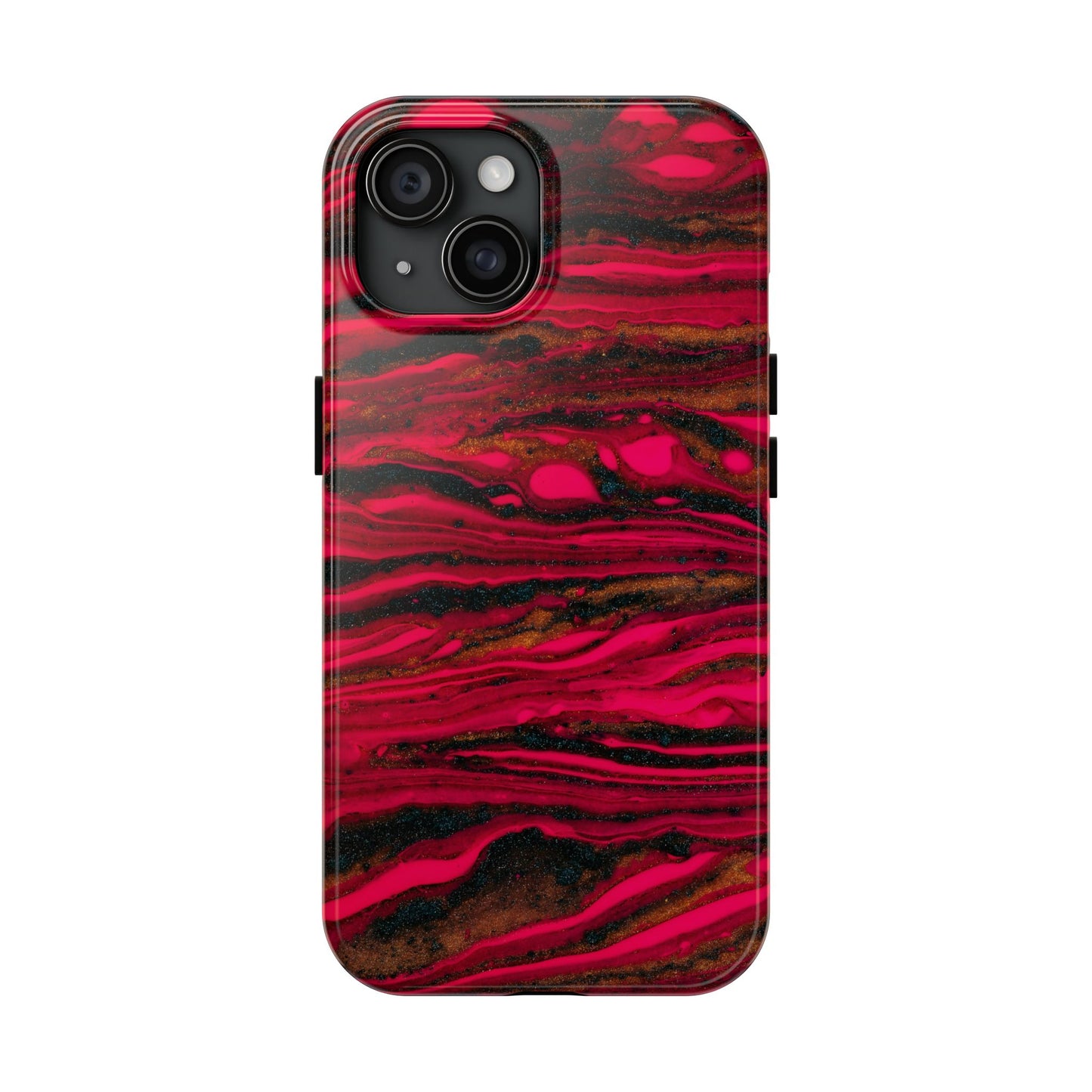 Phone cases, colorful red and gold