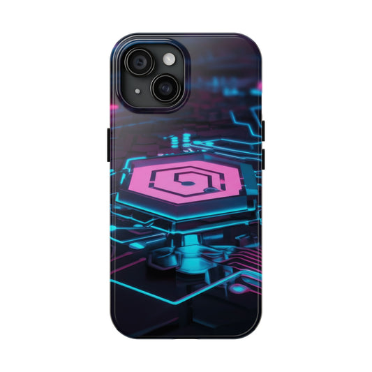 Coque Antichoc avec Motif de Processeur