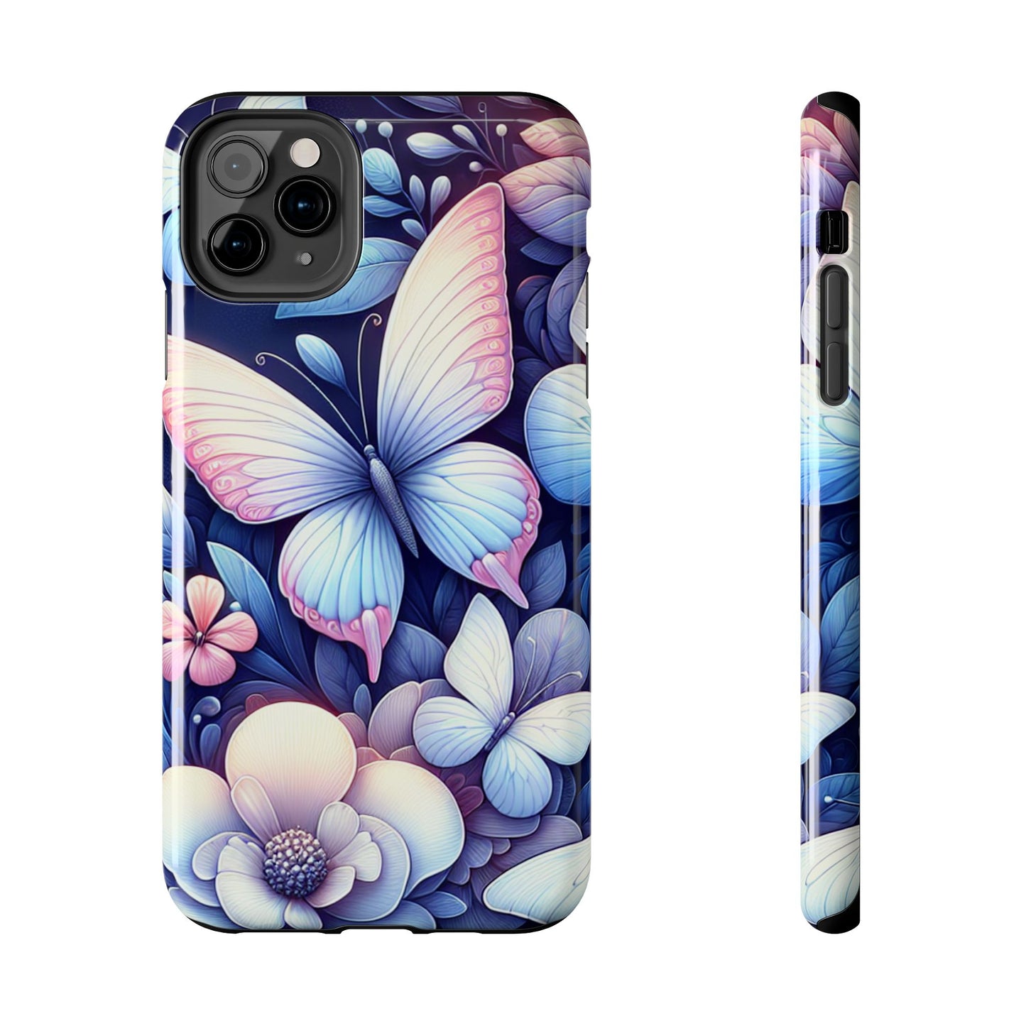 Coque de téléphone - Papillon bleu