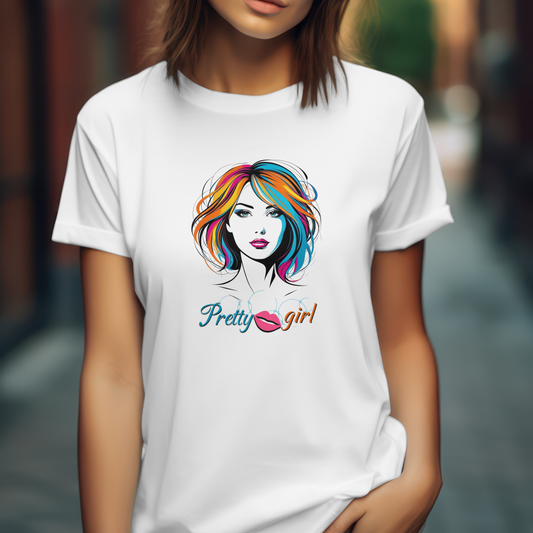 T-shirt pour femme Pretty Girl