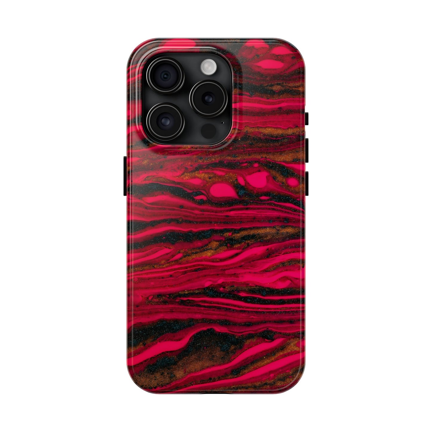 Phone cases, colorful red and gold