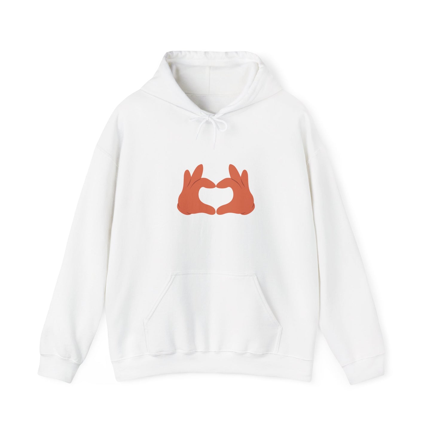 Sweat à capuche avec le signe de l'amour
