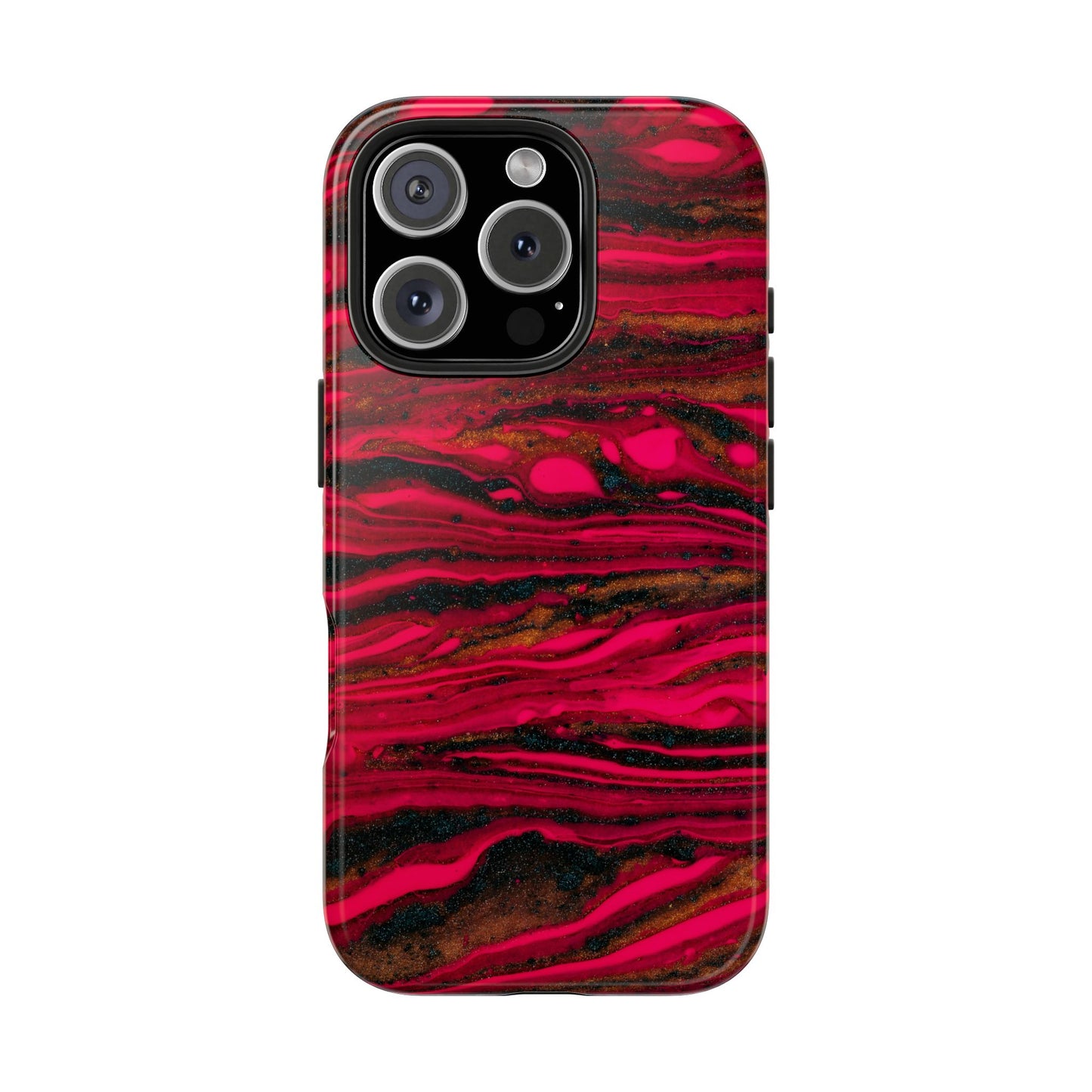 Phone cases, colorful red and gold