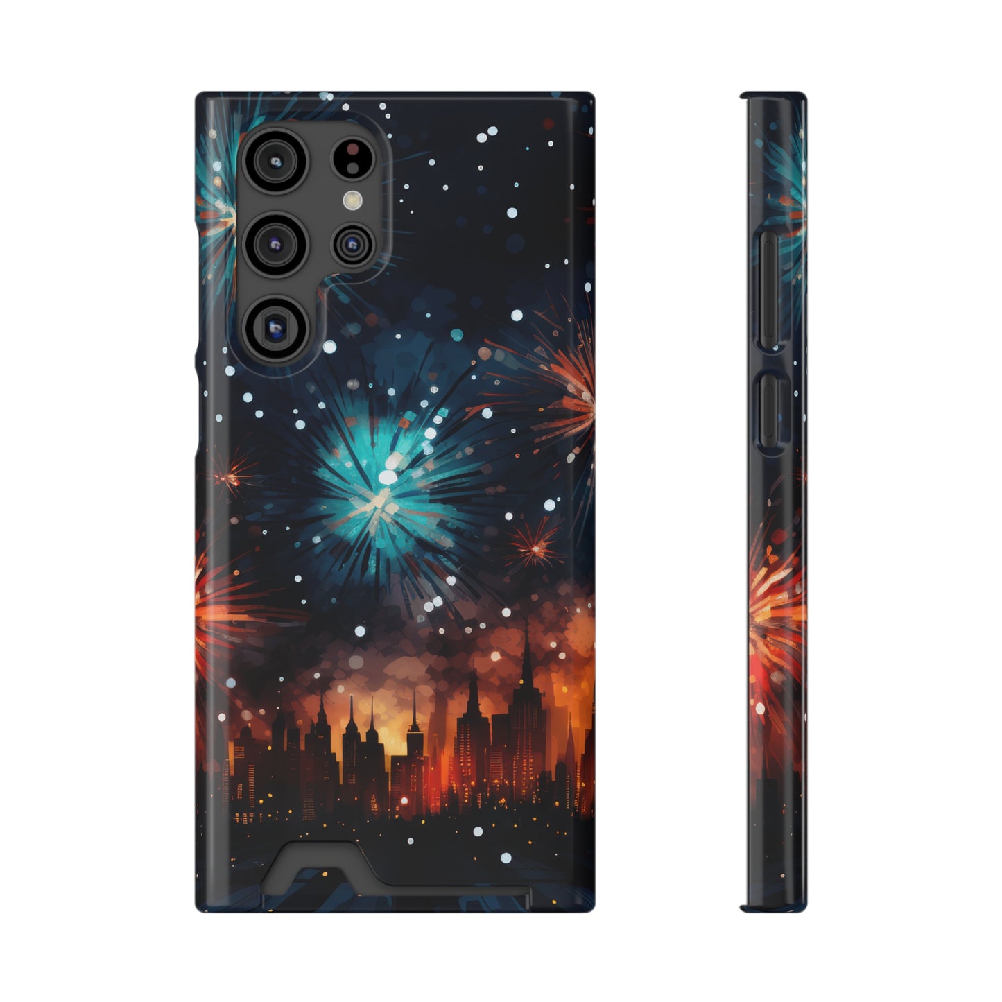 Coque de téléphone- Feux d'artifice city