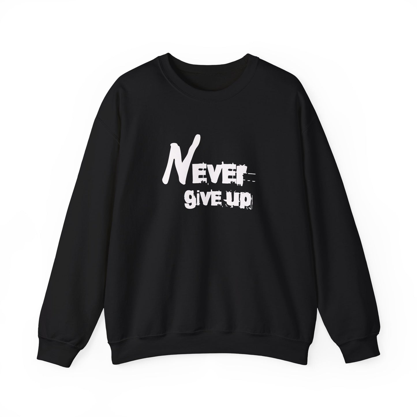 Sweatshirt-Never give up