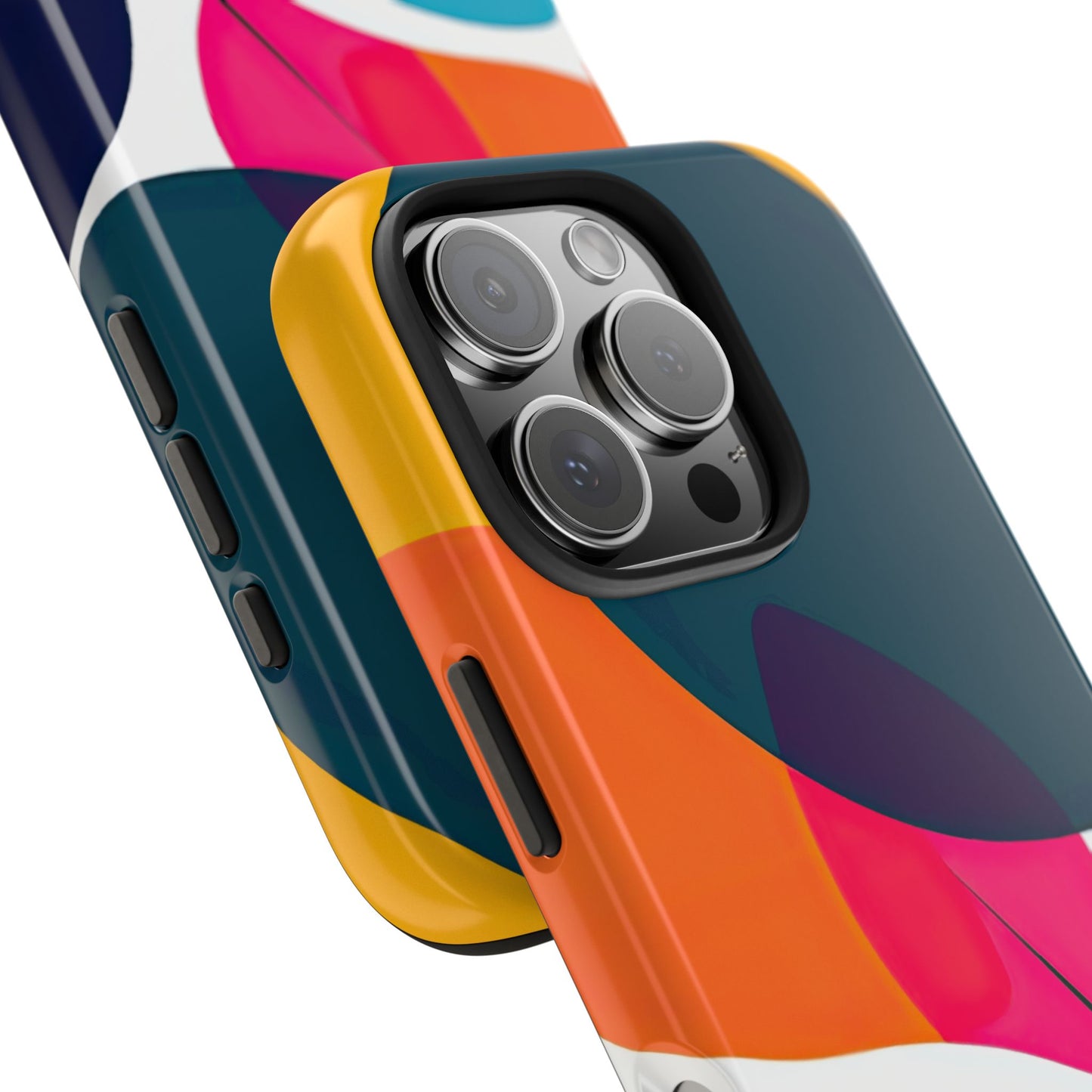 Coques de téléphone - Motif feuilles colorées