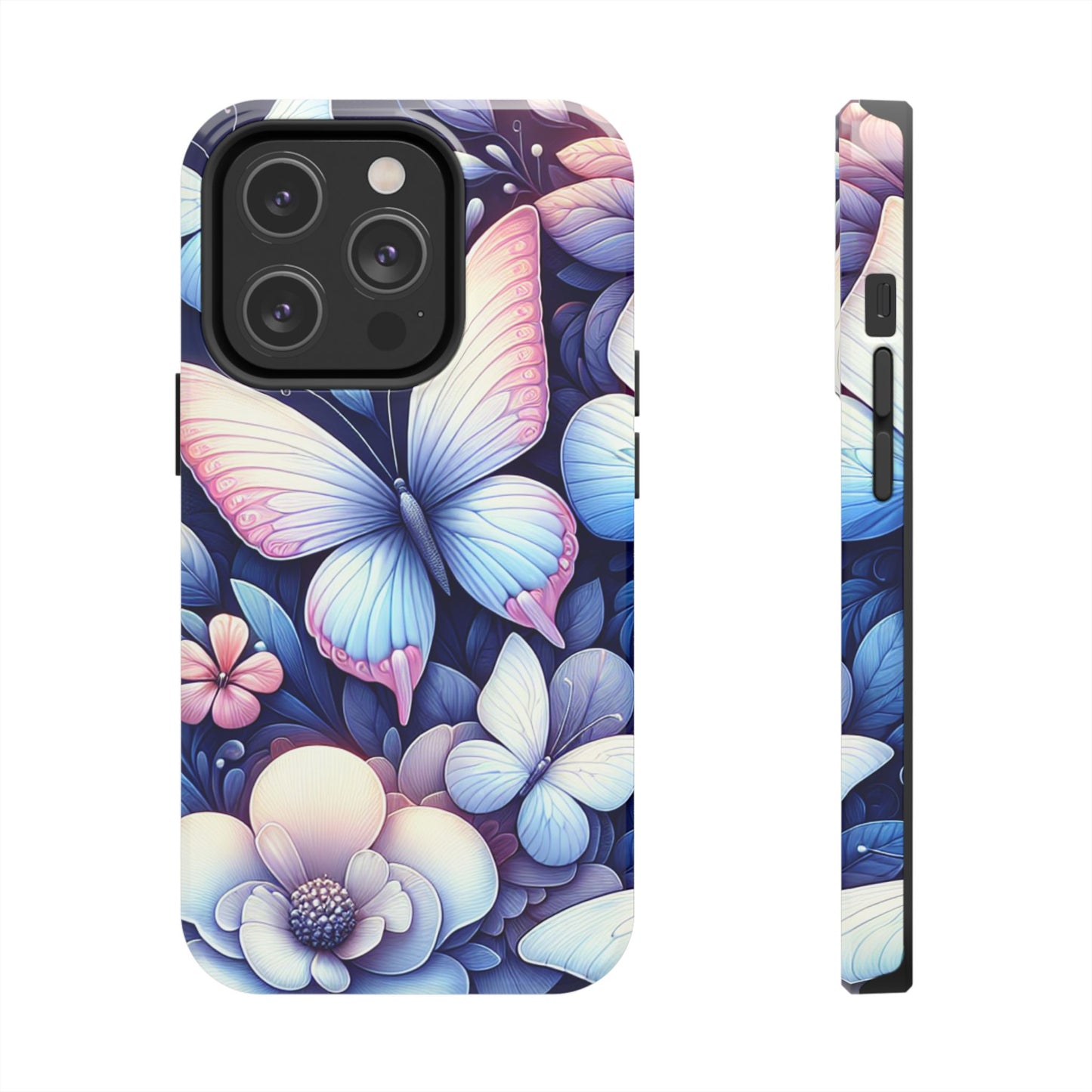 Coque de téléphone - Papillon bleu